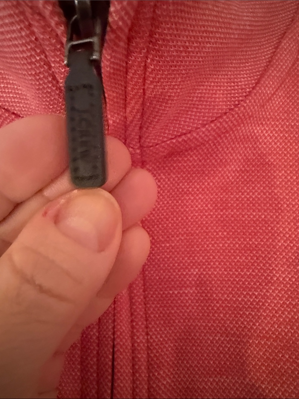 J. Crew Men's Coral Zip-Neck Sweater - Picture 3 of 7